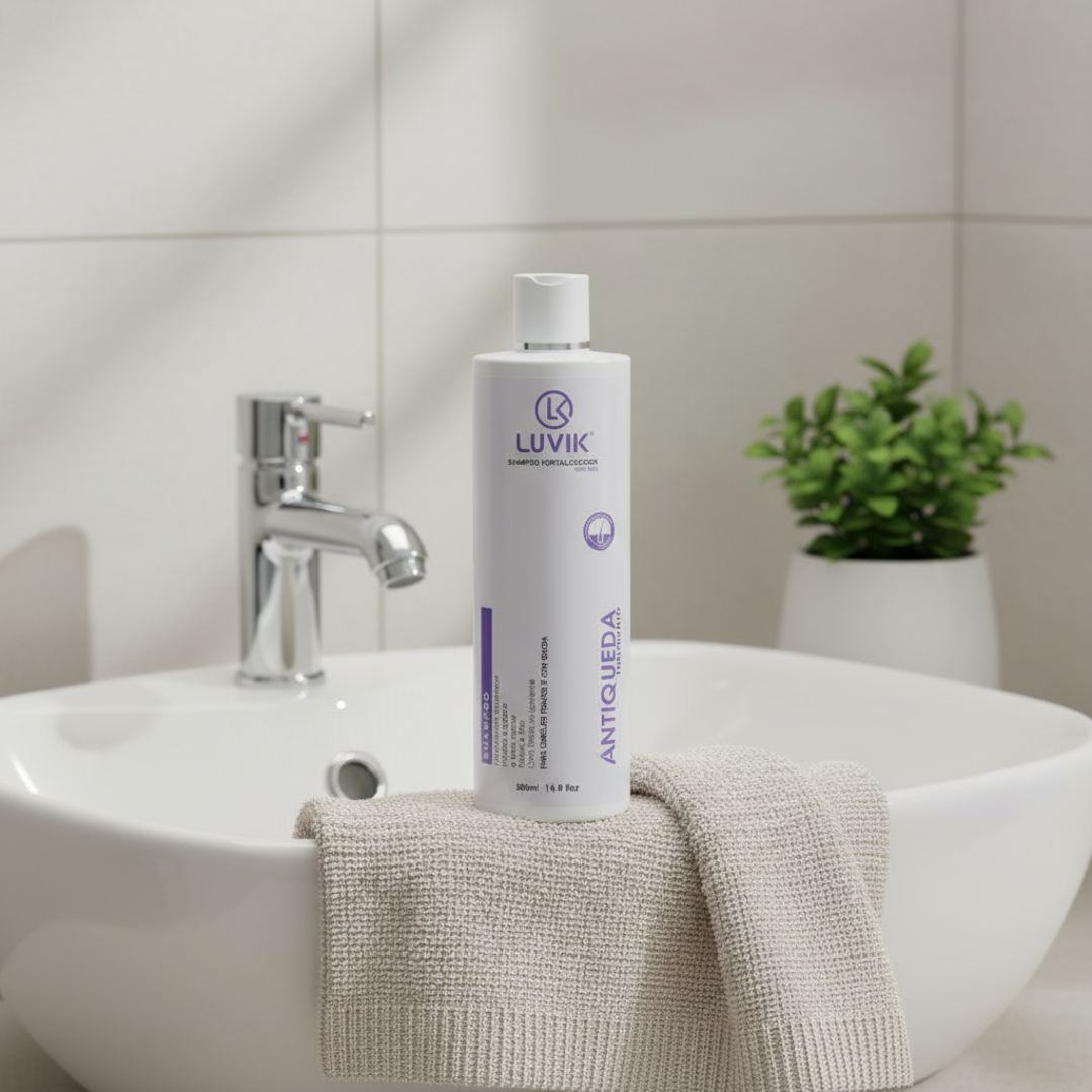 Shampoo Antiqueda e Tônico | DHT-Safe™