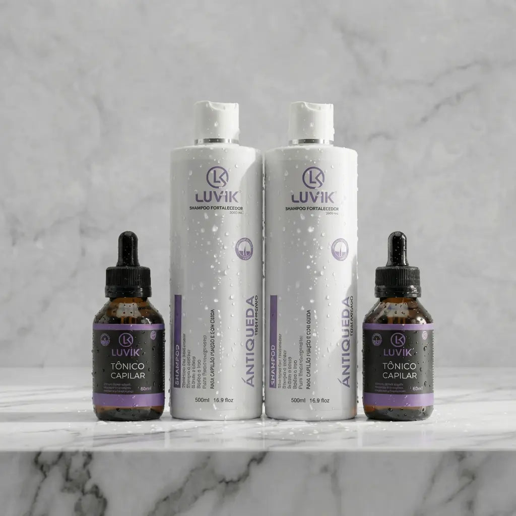Shampoo Antiqueda e Tônico | DHT-Safe™